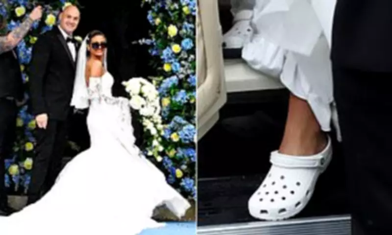 Venezuela Fury Wears Crocs and Sunglasses for Unique Wedding to Noah Price