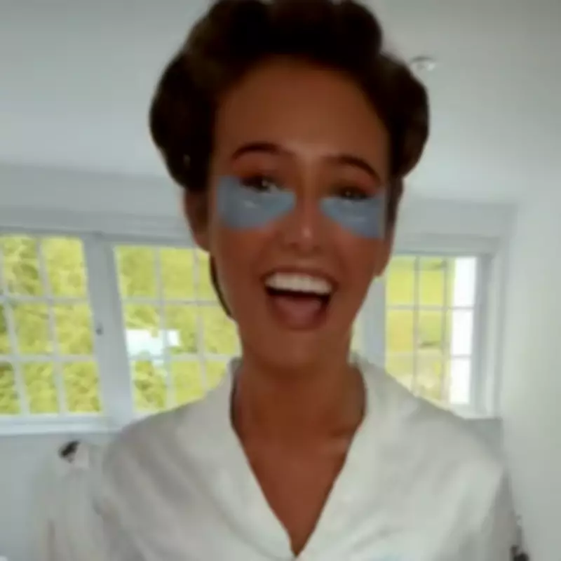 Venezuela Fury's £85 Wedding Morning Eye Masks Revealed