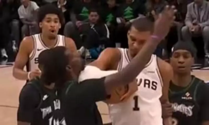 Victor Wembanyama Ejected for Elbowing Naz Reid in Throat