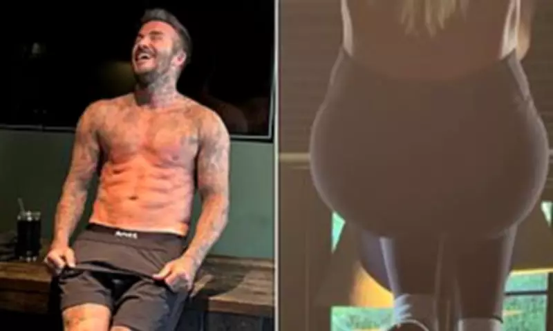 Victoria Beckham Playfully Scolds David for Filming Her Bottom During Workout