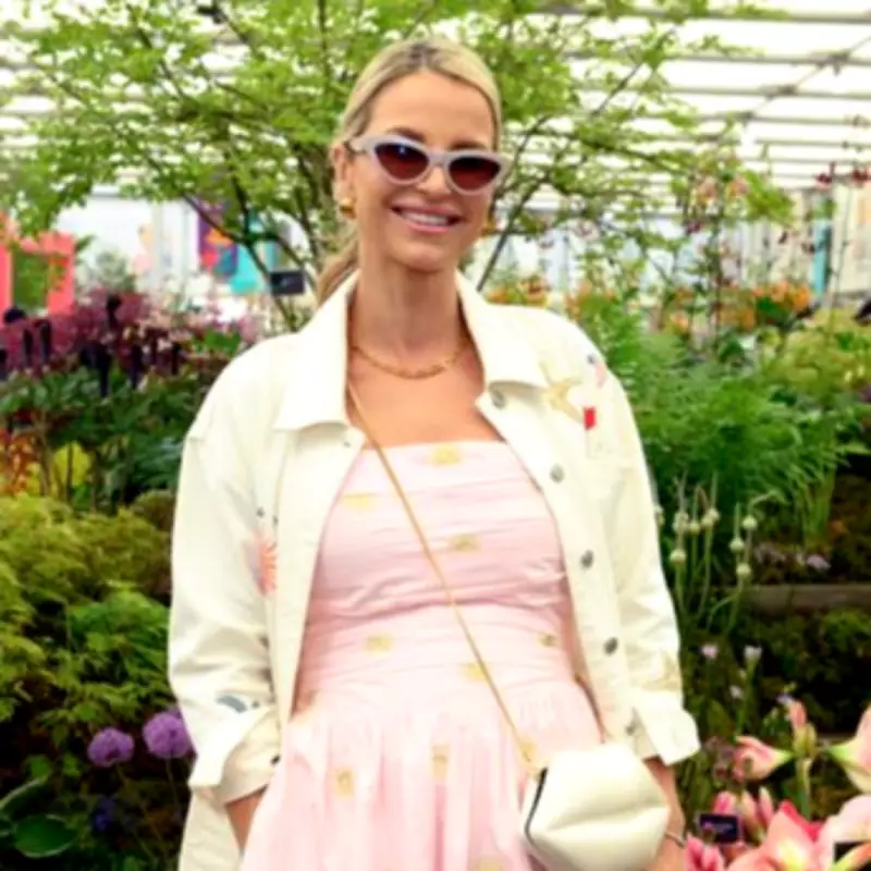 Vogue Williams Recalls 'Staring Hard' at Joanna Lumley at Chelsea Flower Show