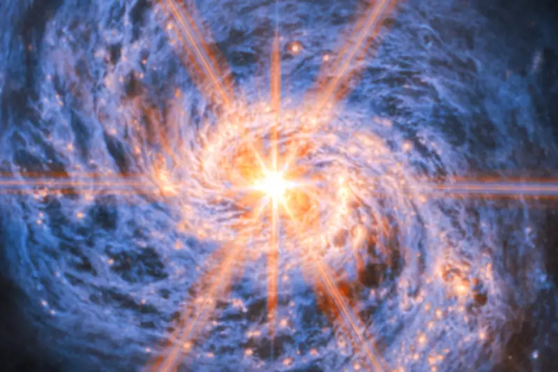 Webb Telescope Captures Brilliant Heart of Spiral Galaxy Messier 77