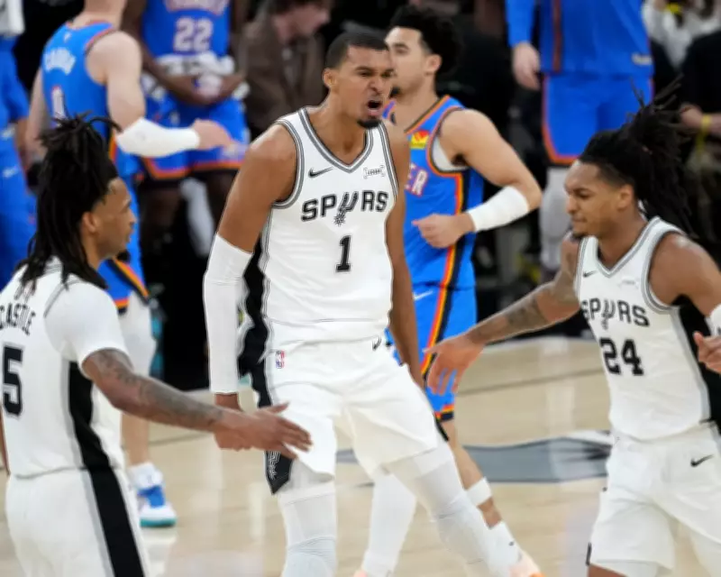 Wembanyama Powers Spurs to Game 4 Win, Series Tied with Thunder