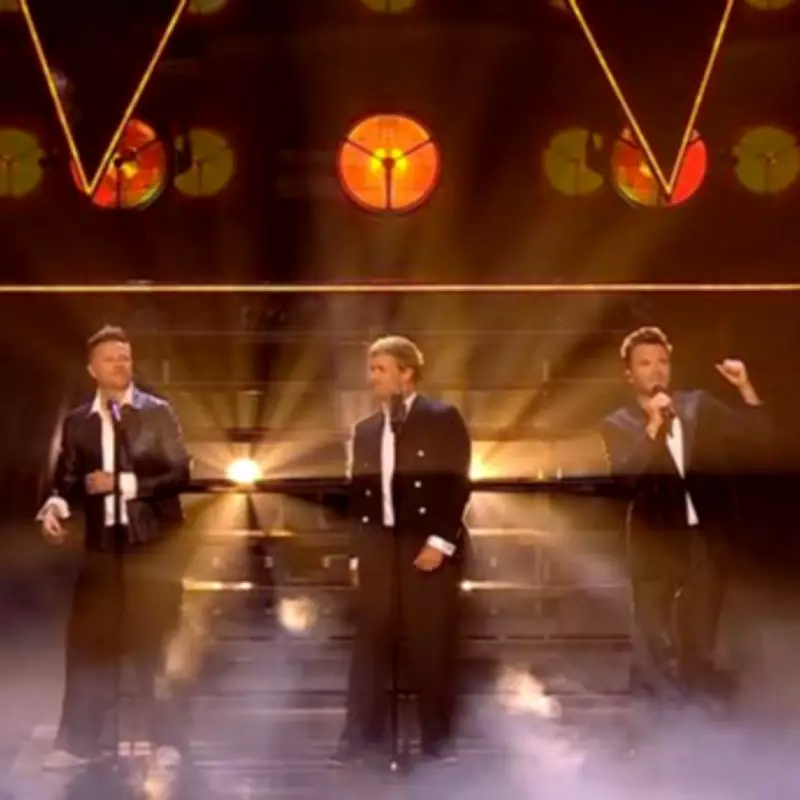 Westlife Pay Emotional Tribute to Simon Cowell Without Mark Feehily on BGT