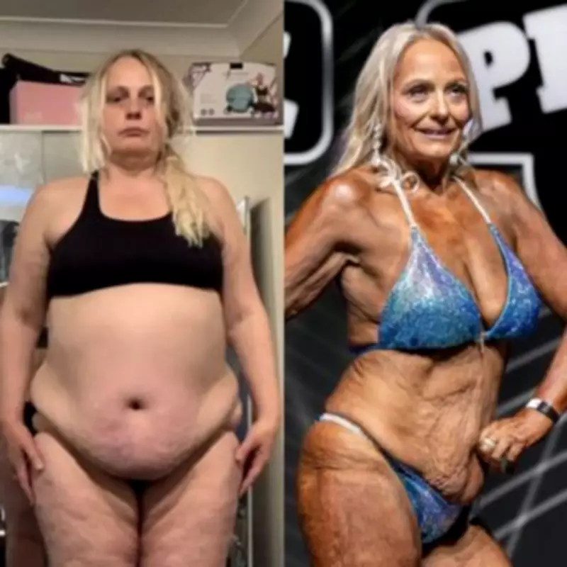 Woman, 57, loses 10 stone and becomes bodybuilder after shop trip fright