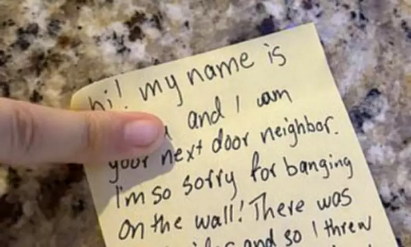 Woman's Spider Panic Leads to Hilarious Apology Note for Neighbours