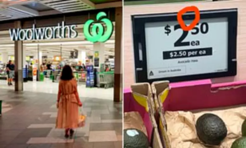 Woolworths Shoppers Baffled by Blinking Lights Above Price Tags