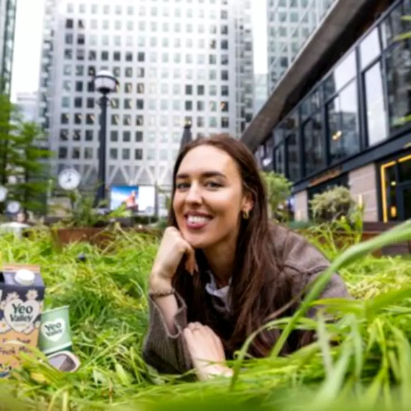 Yeo Valley Organic Brings Spring Meadow to Canary Wharf