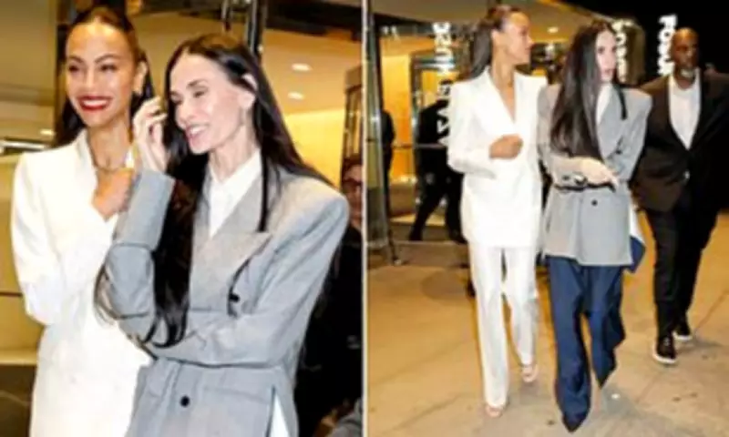 Zoe Saldana and Demi Moore Celebrate Lancôme Ambassadorship with NYC Night Out