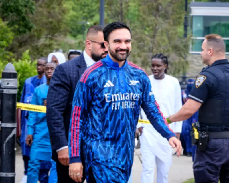Zohran Mamdani's Arsenal Kurta Sparks Debate at Eid Prayers