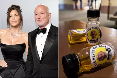 Activists Leave Fake Urine Bottles at Met to Protest Bezos' Amazon