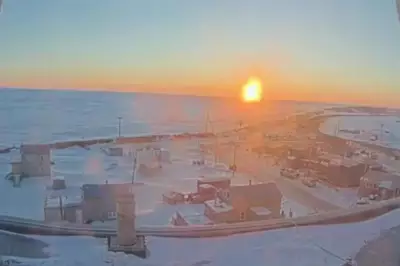 Alaskan Town Sees Last Sunrise for Nearly Three Months