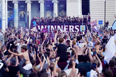 Aston Villa Fans Celebrate Europa League Win with Parade in Birmingham