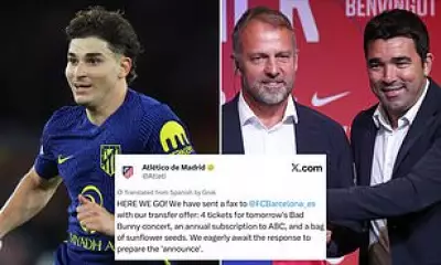 Atletico Madrid Mock Barcelona Over Julian Alvarez Transfer Saga