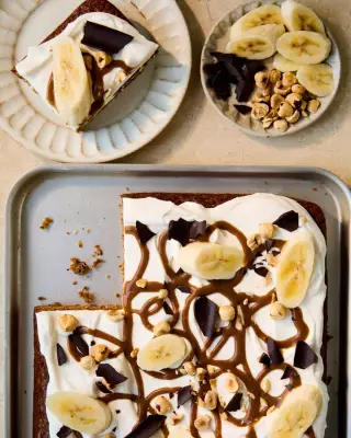 Benjamina Ebuehi's Hazelnut Banoffee Cake: A Festive Treat