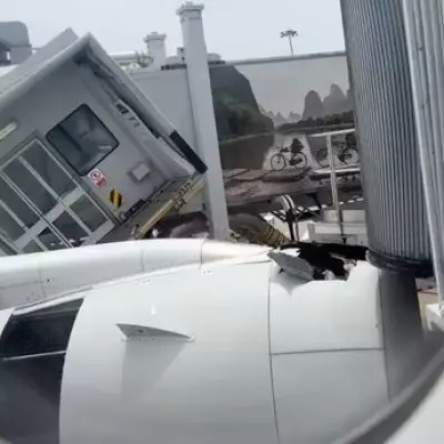China Eastern Plane Hits Passenger Bridge at Shanghai Airport