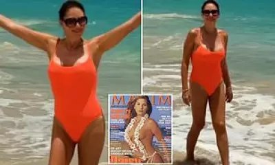 Daisy Fuentes, 58, Stuns in Orange Swimsuit in St Barts, Talks Aging