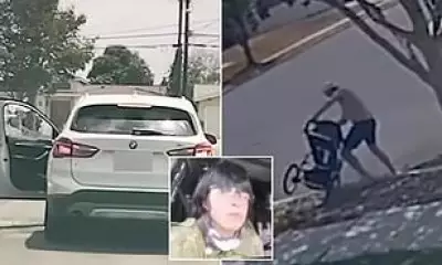 Dashcam Captures San Diego Mosque Attackers Firing at Landscaper
