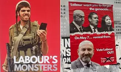 Election Posters Depicting Jewish IDF Soldier as 'Monster' Reported to Police