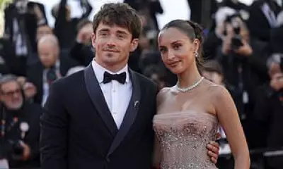 F1 Star Charles Leclerc and Wife Alexandra Dazzle at Cannes Red Carpet