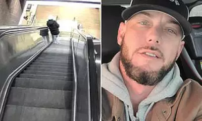 Father-of-two dies in escalator accident as bystanders walk by