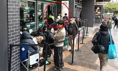Foodies Camp Out Overnight for Free Chicken Wings at New Wingstop
