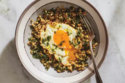 Greens, Grains and Fried Egg: A Versatile Meal by David Tamarkin
