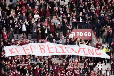 Hearts Stun Rangers 2-1 to Close In on First Scottish Title Since 1960