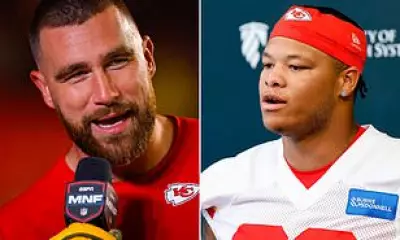 Kelce Brothers Critique Chiefs Rookie Peter Woods' Technique in Minicamp
