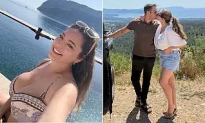 Kelly Brook Stuns in Patterned Bikini During South of France Getaway for Husband's Birthday