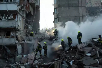 Kyiv Under Massive Drone and Missile Attack: Four Injured