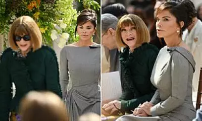 Lauren Sanchez Looks Subdued Alongside Anna Wintour at Met Gala Press Conference