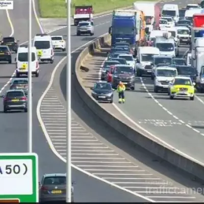 M6 Crash Causes Long Delays Between Knutsford and Middlewich
