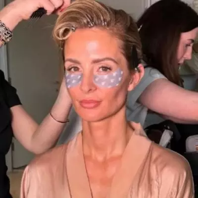 Millie Mackintosh Uses Hailey Bieber's £25 Eye Patches for BAFTA Prep