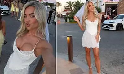 Molly Smith Stuns in Bridal Mini Dress at Ibiza Hen Do Ahead of Wedding