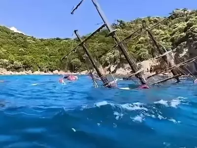 Pirate Party Boat Sinks Off Turkey with British Tourists Aboard