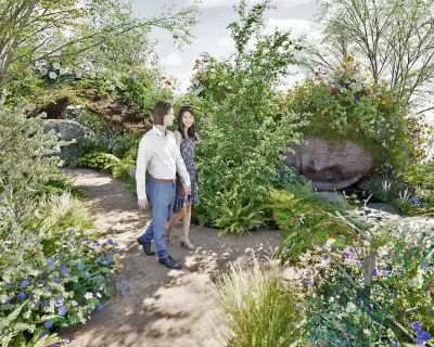 RHS Chelsea Garden Celebrates England's Edgelands with Weeds and Fly-Tipped Flowers