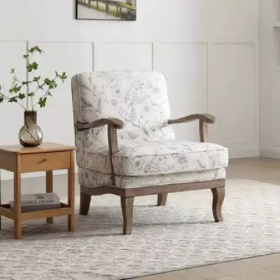 Save Nearly £60 on Dunelm's Elegant Floral Accent Chair in Spring Sale