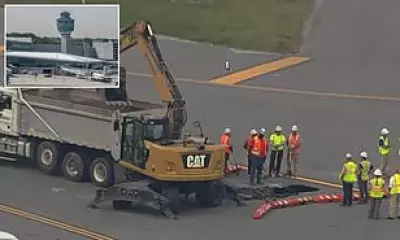 Sinkhole Shuts Down Runway at New York's LaGuardia Airport, Causing Delays