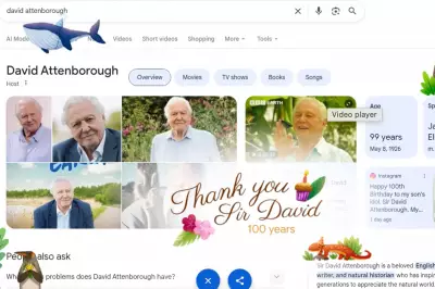 Sir David Attenborough Turns 100: Google Doodle Celebrates Icon
