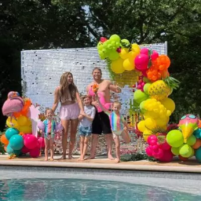Stacey Solomon and Joe Swash Host Lavish Pool Party for Son Rex's 7th Birthday