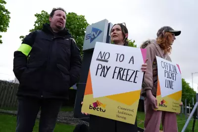 STV journalists and technical staff strike on Holyrood election count day