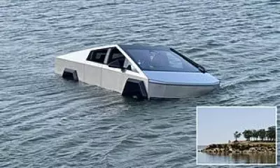 Texas Man Arrested for Driving Tesla Cybertruck into Lake Using 'Wade Mode'