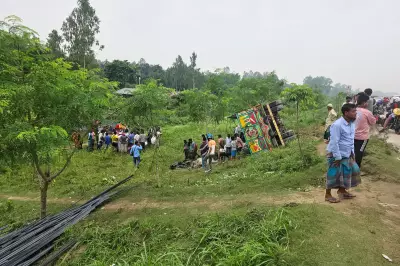 Truck Overturns in Bangladesh Killing at Least 15 People