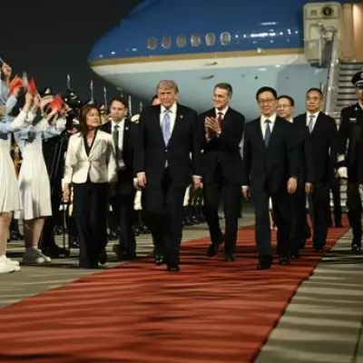 Trump Arrives in China for Xi Summit, Shares Lavish Welcome Video