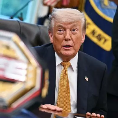 Trump Unveils Custom Belt for Historic UFC White House Event