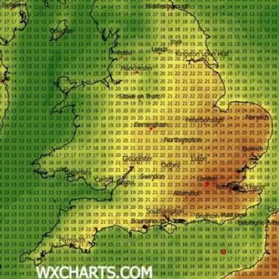 UK Bank Holiday Heat Surge: 29C Forecast, 19 Counties at 25C+