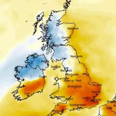 UK Weather Maps Show 23C Heat Surge Across 27 Counties