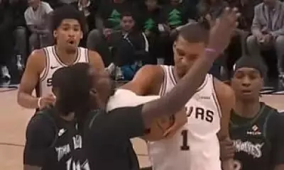 Victor Wembanyama Ejected for Elbowing Naz Reid in Throat