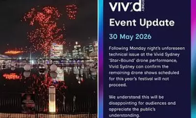 Vivid Sydney Cancels Drone Show After 89 Drones Plunge into Ocean